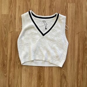 Cable Knit Vest